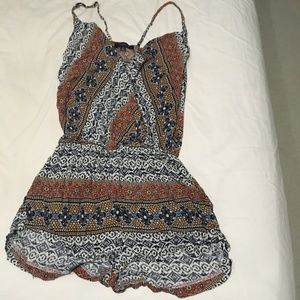 Boho Multicolour Romper